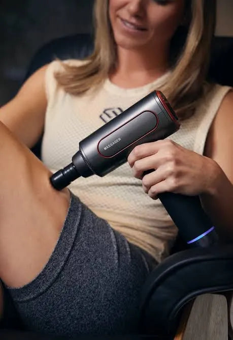 5-in-1 Electric Massage Gun | Deep Tissue Therapy Massager with 6 Speeds & 4 Heads