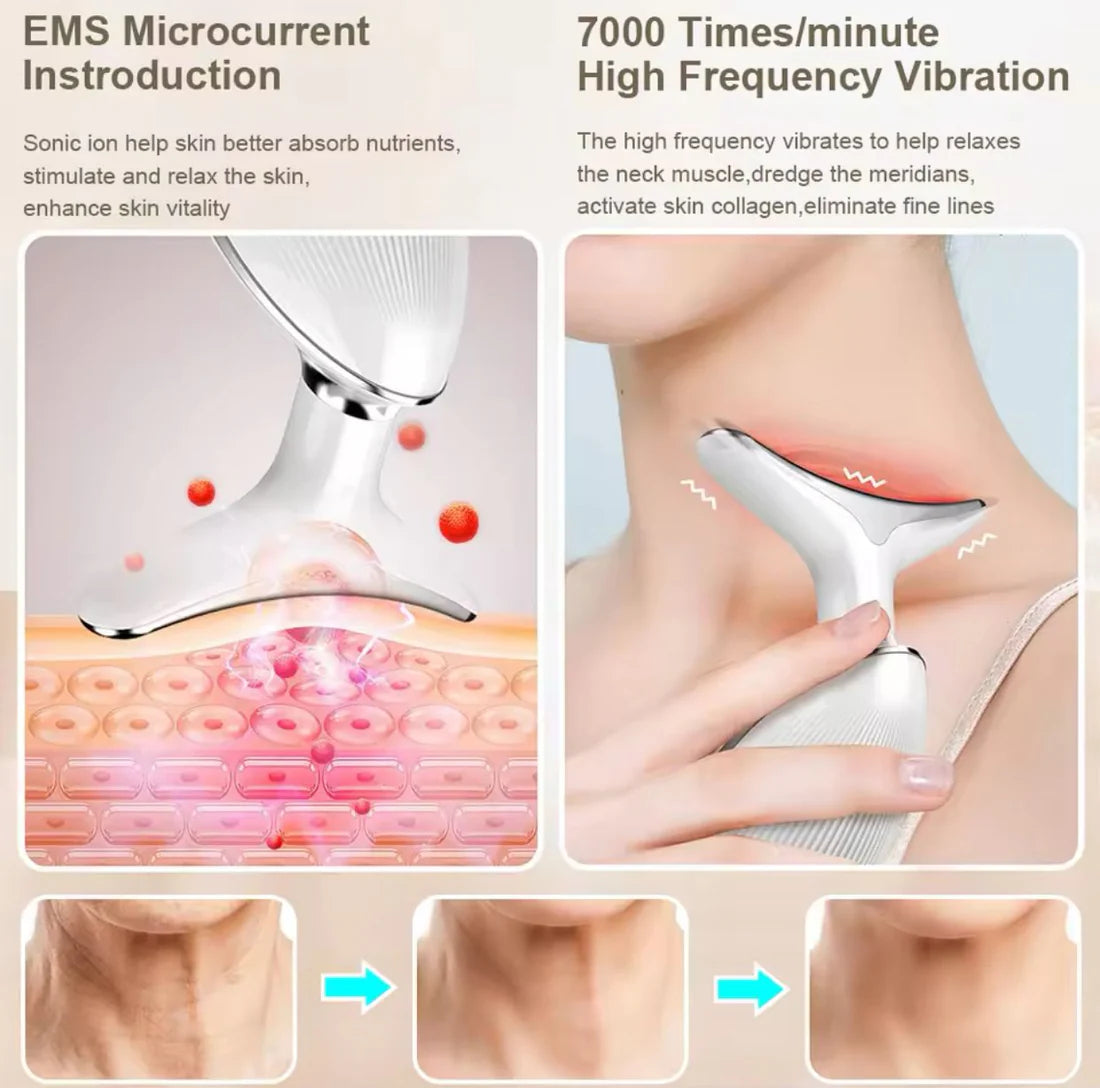 EMS Face Lifting Massager | 7-in-1 Facial LED Sculptor