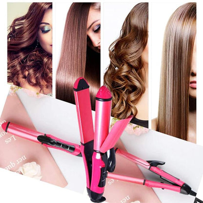 2 in 1 NOVA NHC 2009 Hair Curler and Straightener For Women
