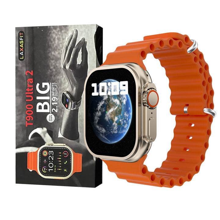 T900 Ultra2 Upgraded Model Smart Watch with Charger 2.20 Infinite Display 49mm For Men and Women