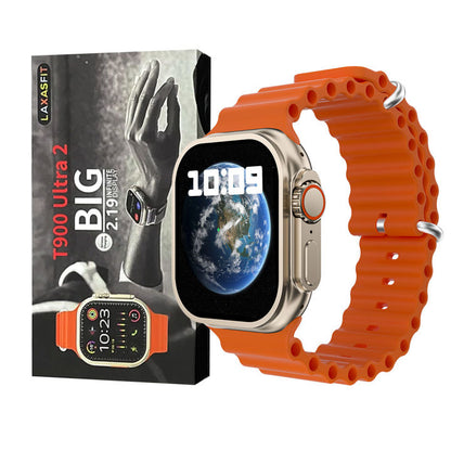 T900 Ultra2 Upgraded Model Smart Watch with Charger 2.20 Infinite Display 49mm For Men and Women