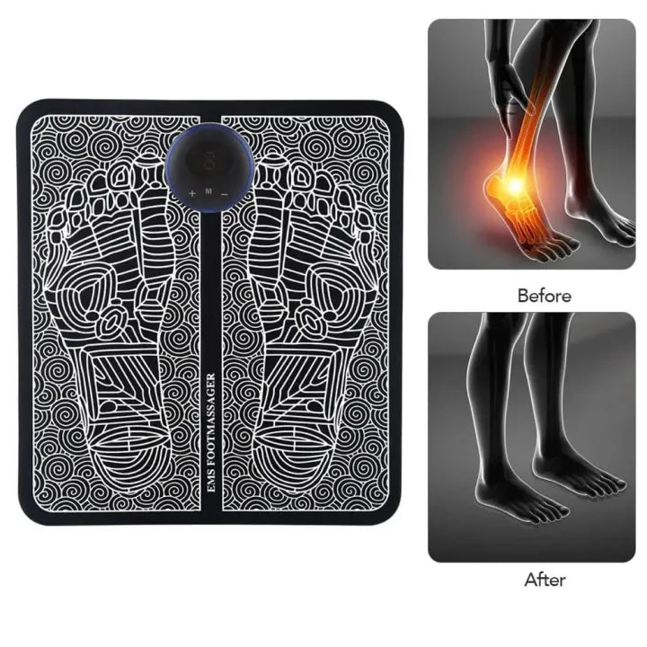 EMS Foot Massager – Electric Muscle Stimulator for Pain Relief & Relaxation