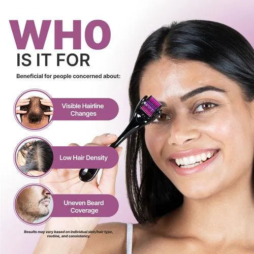 Microneedle Derma Roller 0.5mm for Men & Women – Hair Growth