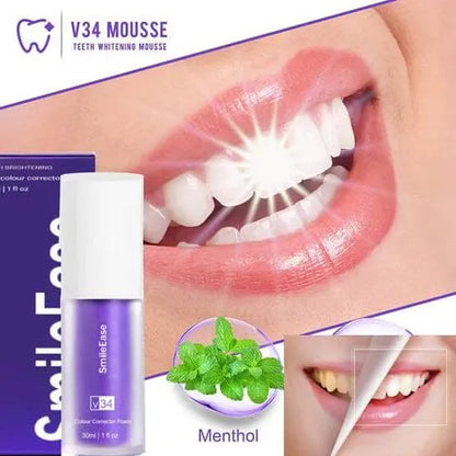Hismile V34 Purple Teeth Whitening Toothpaste Kit