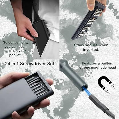 24 in 1 Precision Mini Magnetic Screwdriver Set