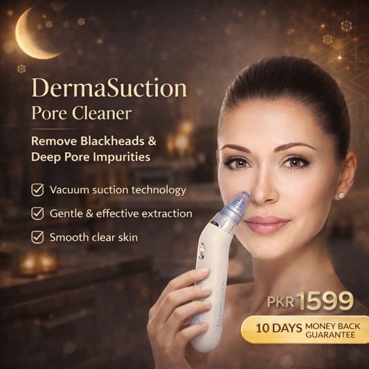 Blackhead Removal Machine Derma Suction 4 in 1 Black Head Remover Machine - Acne Pore Cleaner Vacuum Suction Tool Blackhead Removal On Nose Sucking Machine