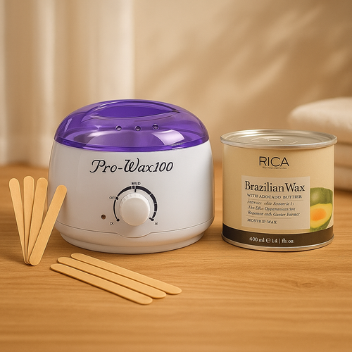 Wax Heater & Rica Brazillian Wax Deal (4 in1 offer)