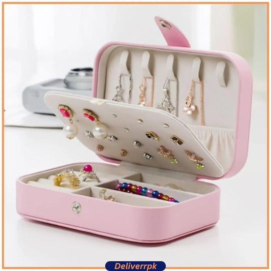 Double Layer Travel Jewelry Organizer