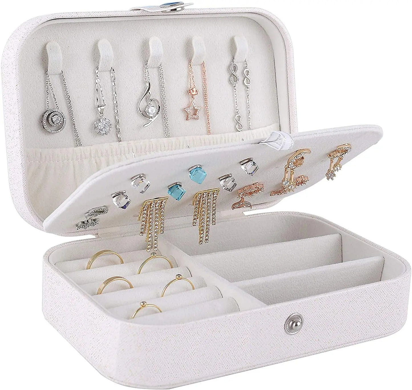 Double Layer Travel Jewelry Organizer