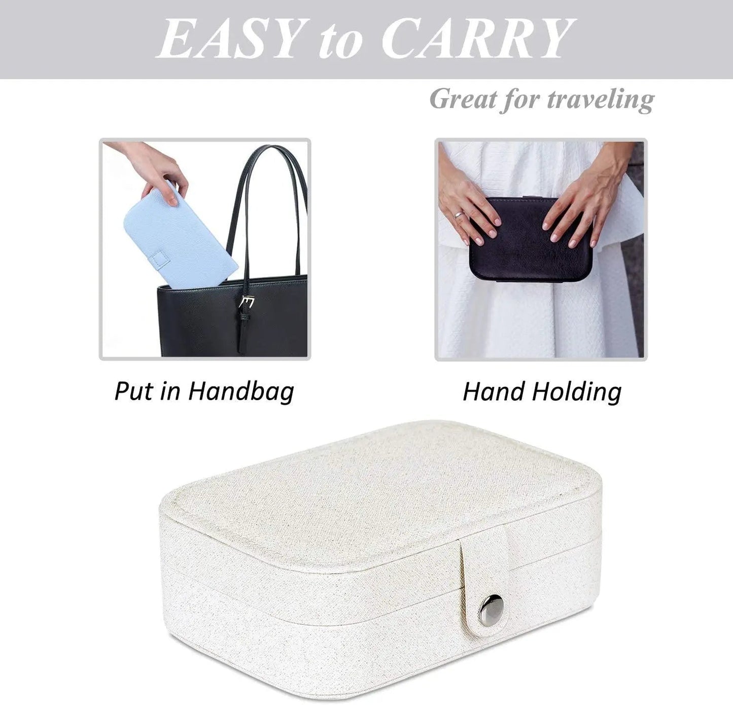 Double Layer Travel Jewelry Organizer