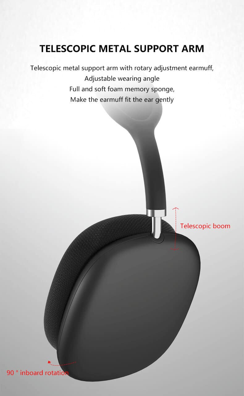 P9 Pro Max Wireless Bluetooth Headphones With Mic and Gaming Stereo Headset