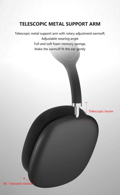 P9 Pro Max Wireless Bluetooth Headphones With Mic and Gaming Stereo Headset
