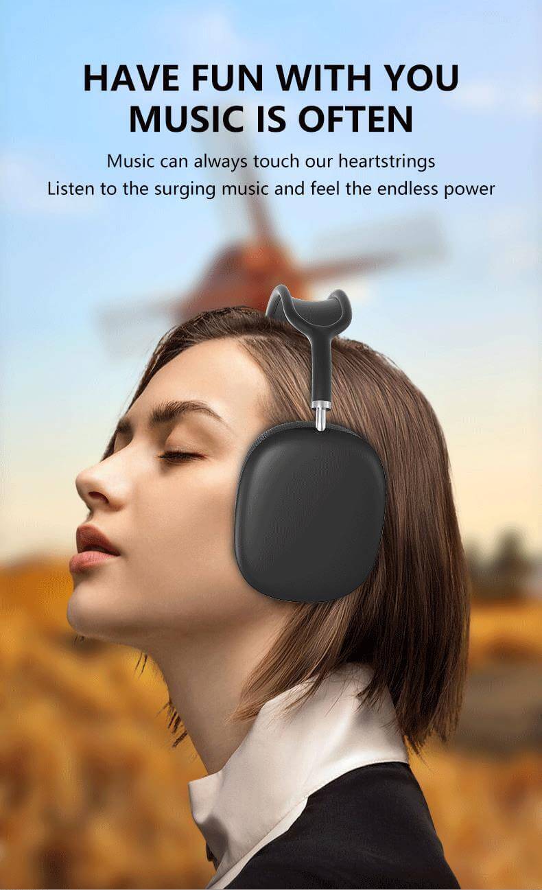 P9 Pro Max Wireless Bluetooth Headphones With Mic and Gaming Stereo Headset