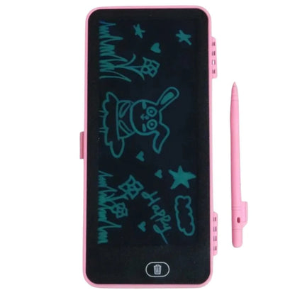LCD Drawing Pen Case for Kids | Writing Tablet Pencil Box with Screen Lock & One-Key Erase