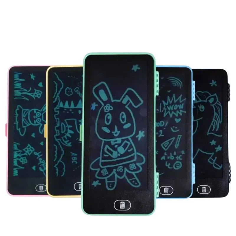 LCD Drawing Pen Case for Kids | Writing Tablet Pencil Box with Screen Lock & One-Key Erase