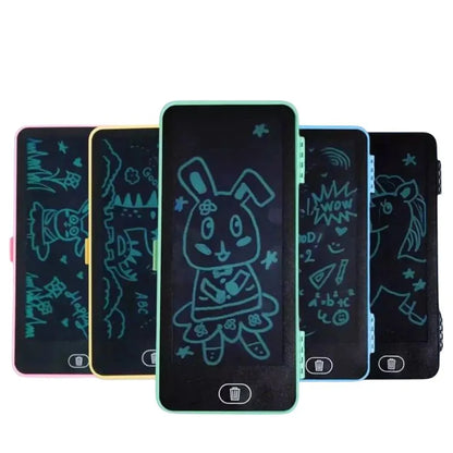LCD Drawing Pen Case for Kids | Writing Tablet Pencil Box with Screen Lock & One-Key Erase