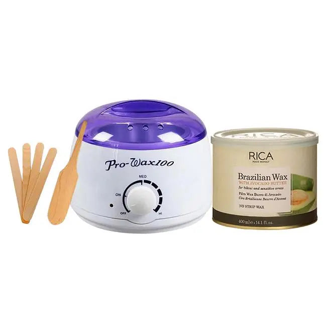 Wax Heater & Rica Brazillian Wax Deal (4 in1 offer)