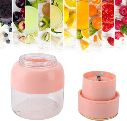 Portable USB Rechargeable 800ml Juicer Blender Cup with Straw Use in Home and More