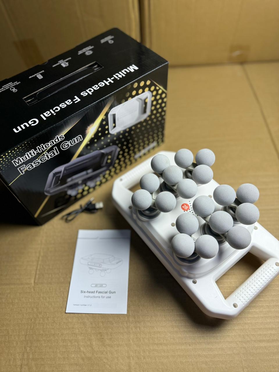 Multi-Head Deep Tissue Massager | Loosen Tight Muscles & Boost Recovery