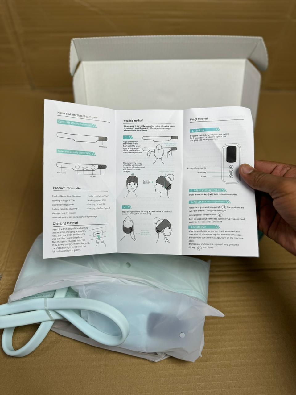 Electric Airbag Head & Scalp Massager