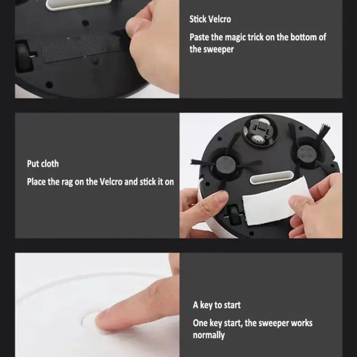 Smart Electric Sweeping Robot – 3-in-1 Vacuum, Mop & Dust Cleaner