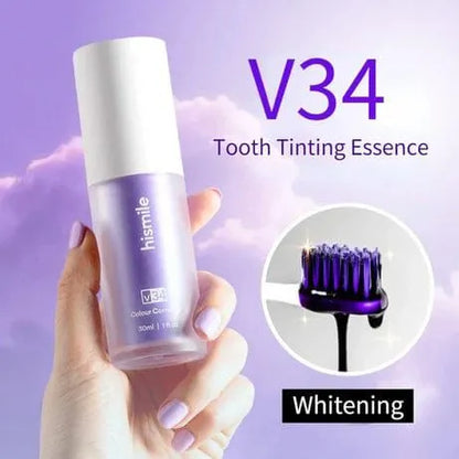 Hismile V34 Purple Teeth Whitening Toothpaste Kit