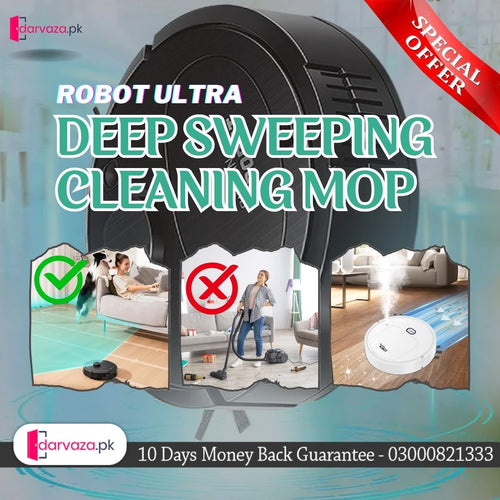 Automatic Robot Ultra Deep Sweeping Cleaning Mop For Home Use