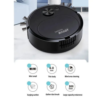 Smart Electric Sweeping Robot – 3-in-1 Vacuum, Mop & Dust Cleaner