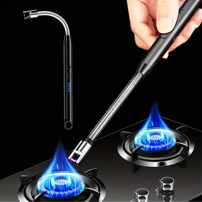 Multipurpose Portable Rechargeable Electric Flame-Free Lighter for Everyday Home and Kitchen Outdoor Use