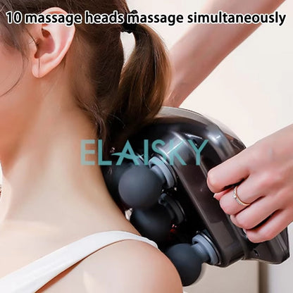 10-Head Professional Massage Gun