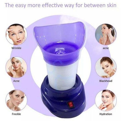 2in1 Imported Steam Facial Steamer and Inhaler for Nasal Blockage Relaxation and Improves Skin Clarity and Tone